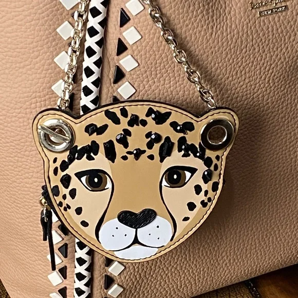 Kate Spade Run Wild Lady Lucy Bag Charm Coin Purse Wallet - Picture 4 of 10